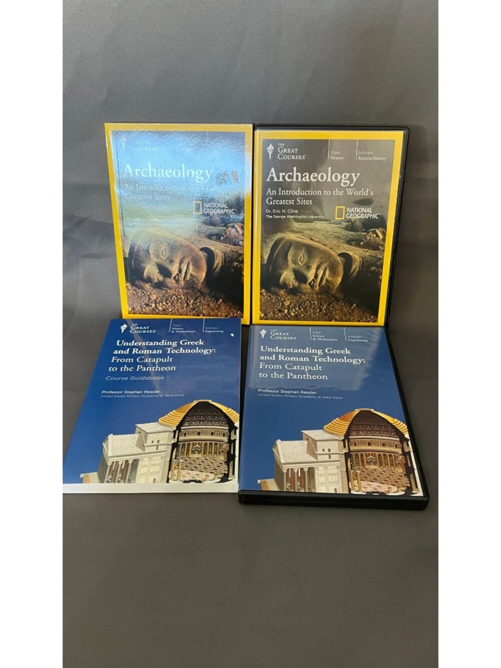 The Great Courses Archaeology & Greek Roman Technology DVD & Guidebook Set